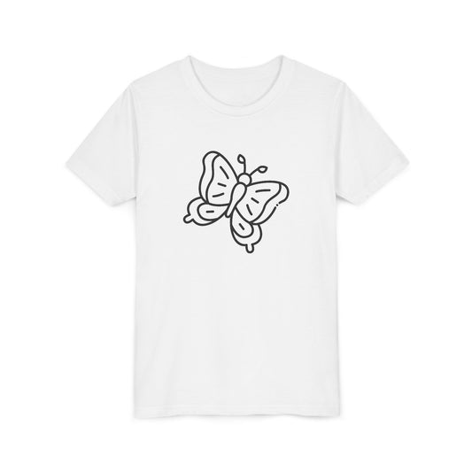 Youth Butterfly Graphic Tee - Fun & Whimsical Kids Shirt