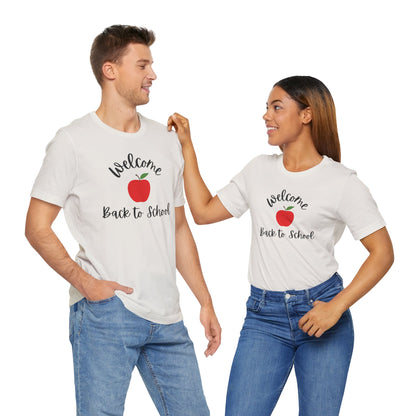 Back to School Tee, Welcome Back to School T-Shirt, Unisex Jersey Shirt, Teacher Gift, Student Fashion, Kids School Outfit