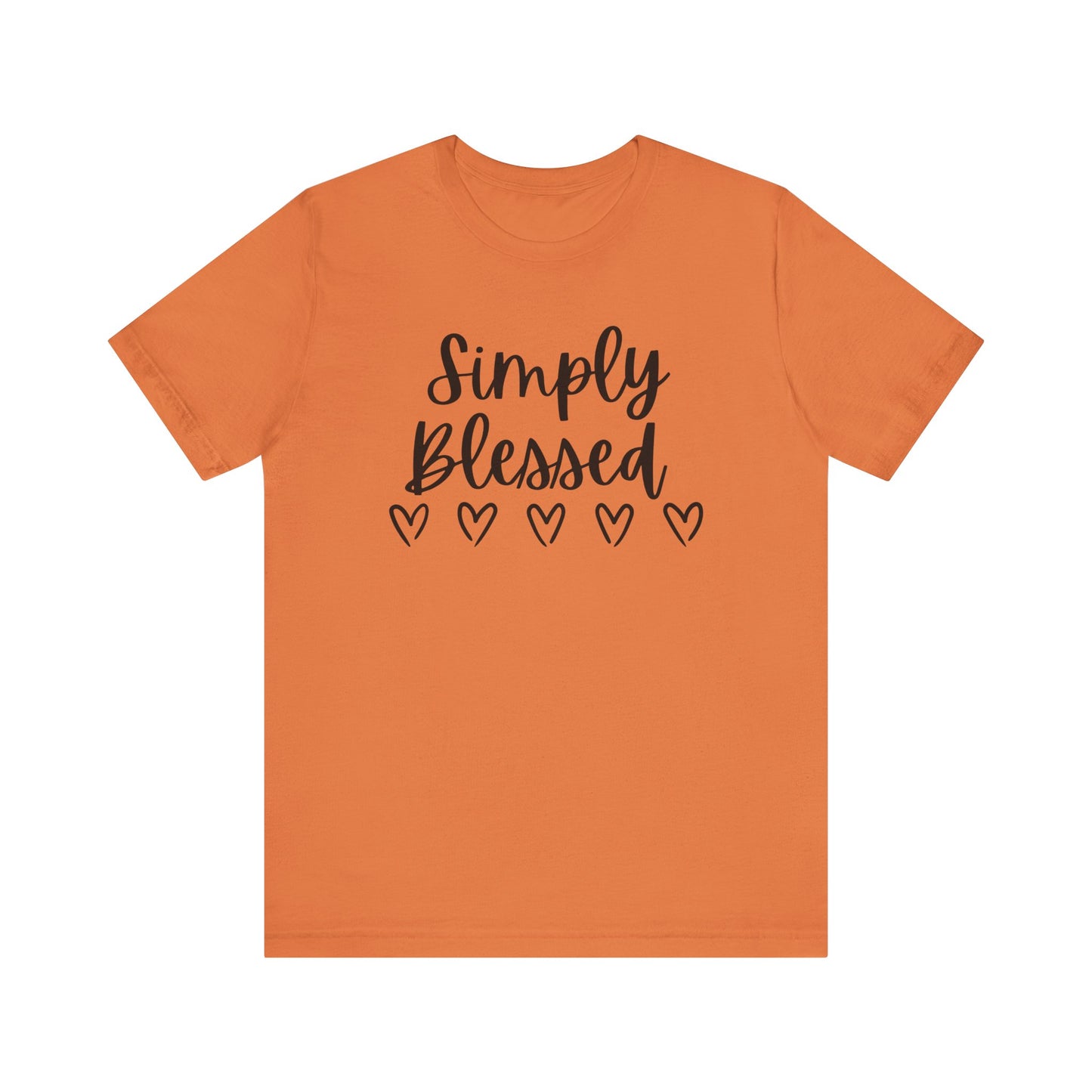 Simply Blessed T-Shirt - Soft Short Sleeve Tee for Everyday Wear