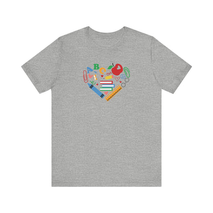 Creative Love Jersey Tee - Perfect for Teachers and Art Lovers