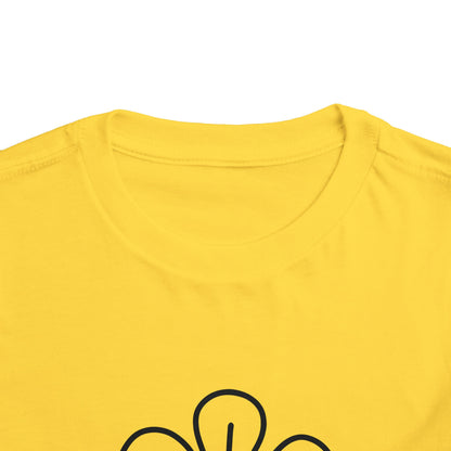 Happy Flower Toddler Short Sleeve Tee - Cute & Comfortable Kids T-Shirt