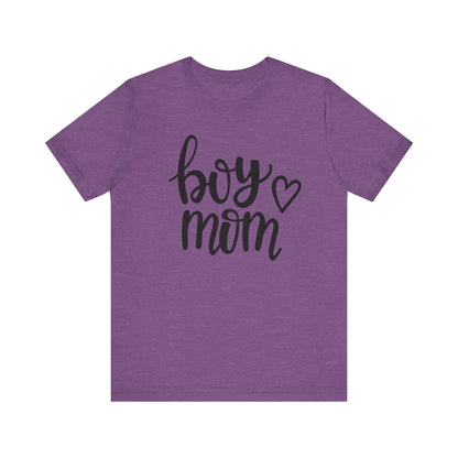 Boy Mom Graphic Tee -Jersey Short Sleeve T-Shirt