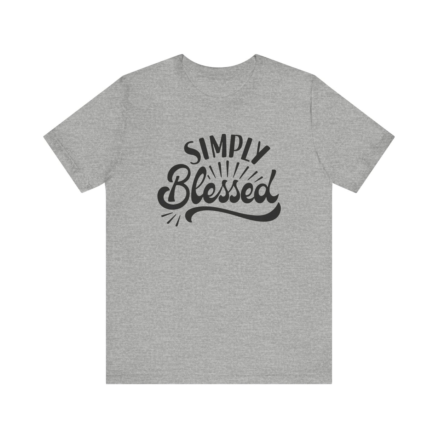 Simply Blessed Jersey Tee - Comfortable & Meaningful T-Shirt for Everyday Wear