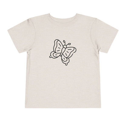 Butterfly Toddler Tee - Cute Kids Short Sleeve Shirt for Playtime and Gifts