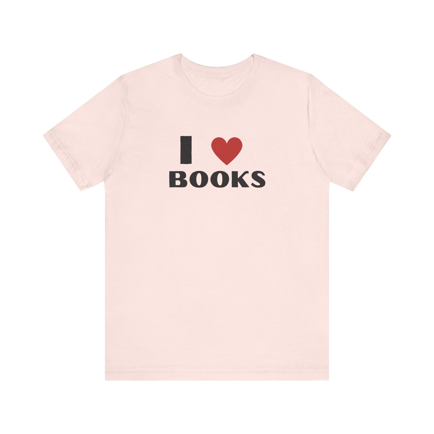 I ❤️ Books Unisex Jersey Tee - Perfect Gift for Book Lovers