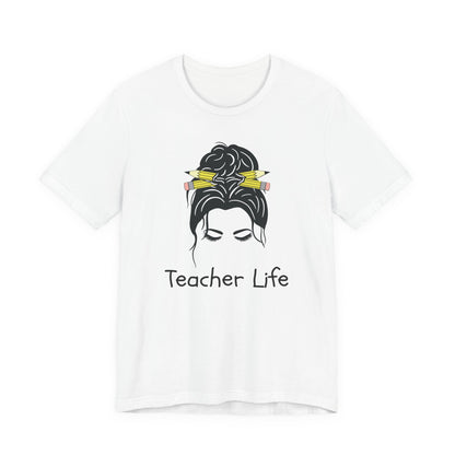 Teacher Life Jersey Tee - Comfortable and Stylish Gift for Educators