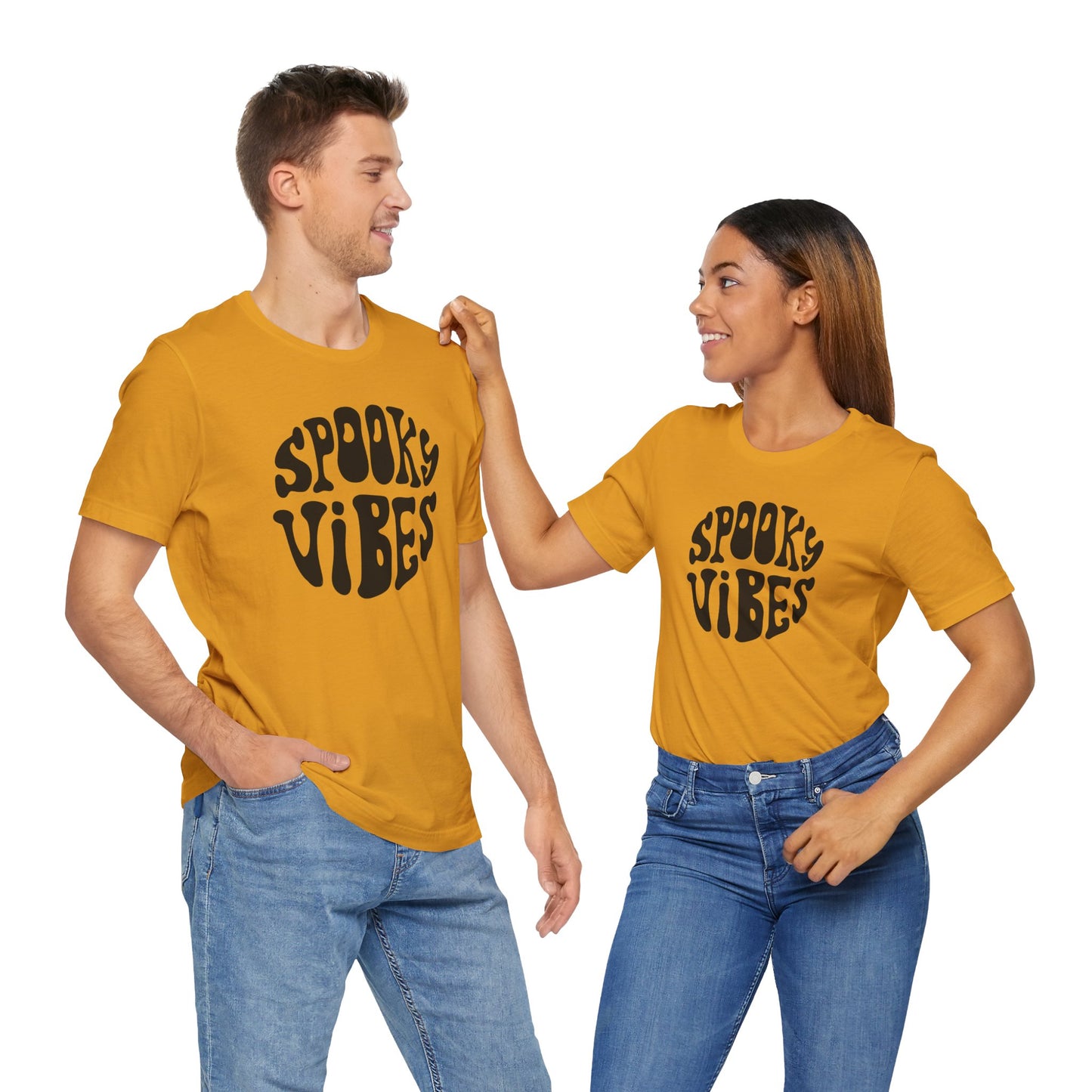 Spooky Vibes Tee - Perfect for Halloween, Casual Wear, Gift, Festival, or Everyday Style