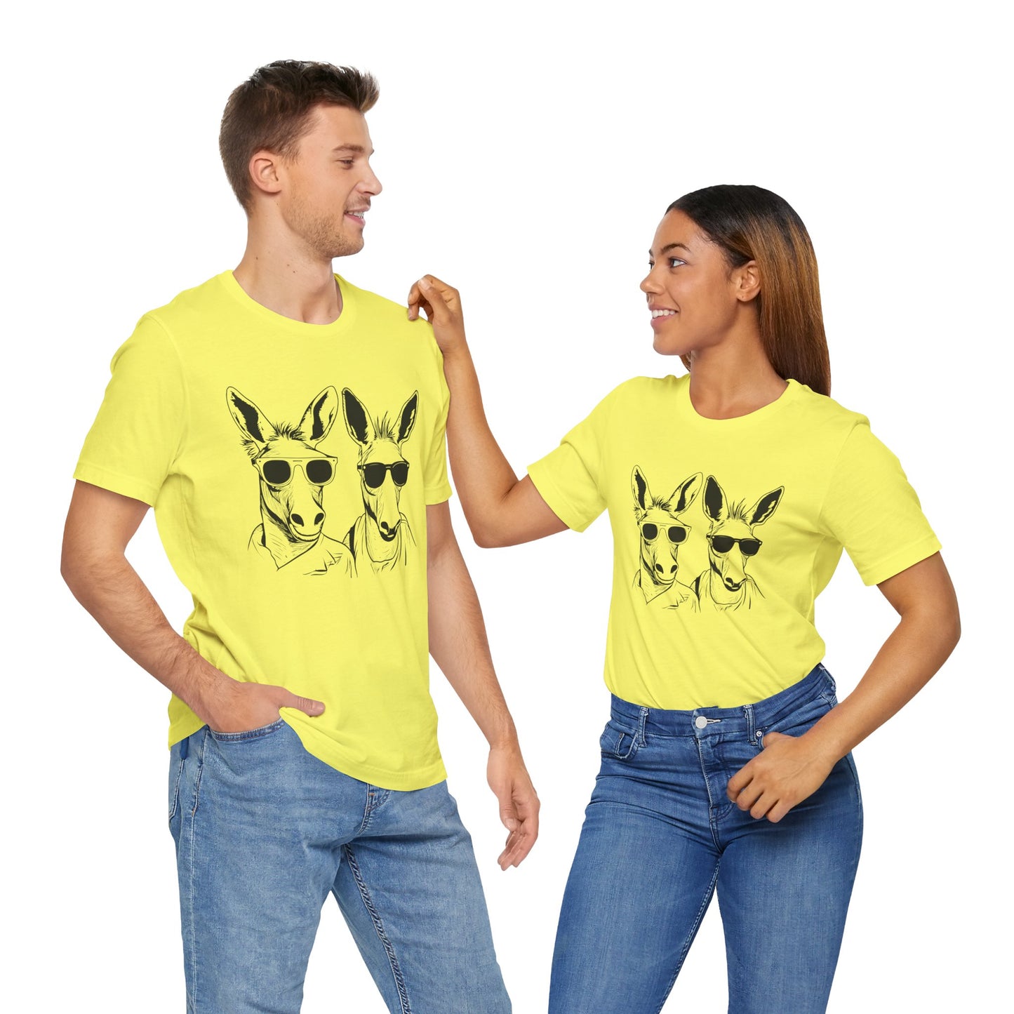 Cool Kangaroo Sunglasses Unisex Tee - Fun & Casual Style for Animal Lovers