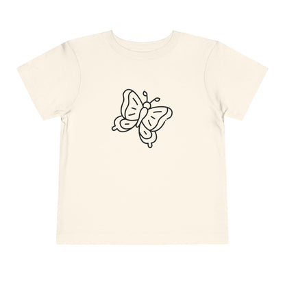 Butterfly Toddler Tee - Cute Kids Short Sleeve Shirt for Playtime and Gifts