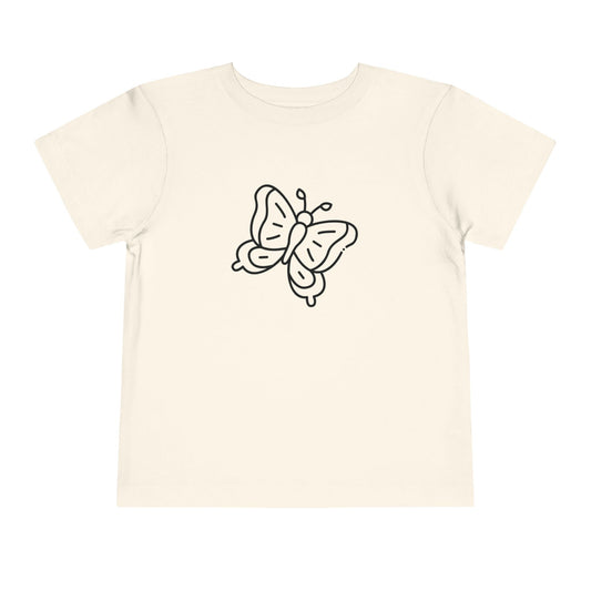 Butterfly Toddler Tee - Cute Kids Short Sleeve Shirt for Playtime and Gifts