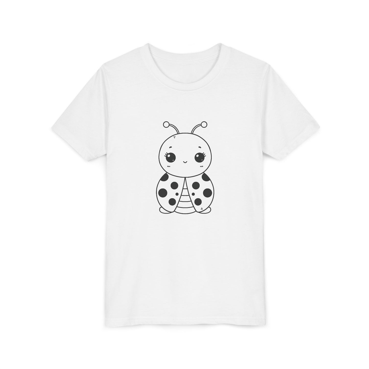 Cute Ladybug Youth Short Sleeve Tee - Perfect for Kids' Playtime!