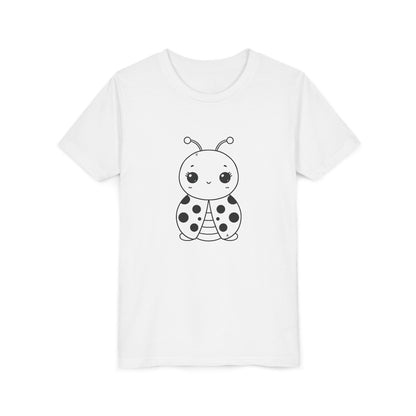 Cute Ladybug Youth Short Sleeve Tee - Perfect for Kids' Playtime!