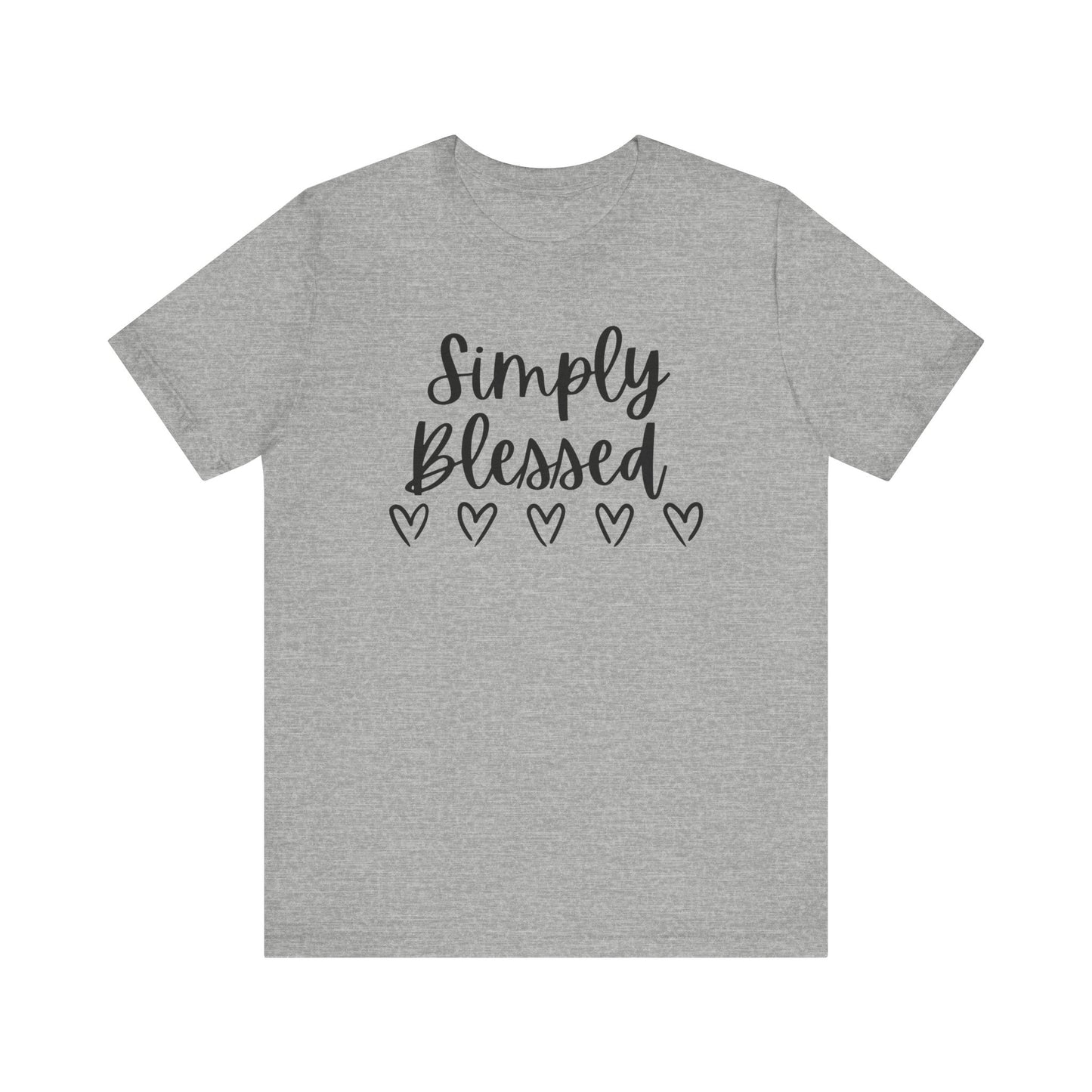 Simply Blessed T-Shirt - Soft Short Sleeve Tee for Everyday Wear