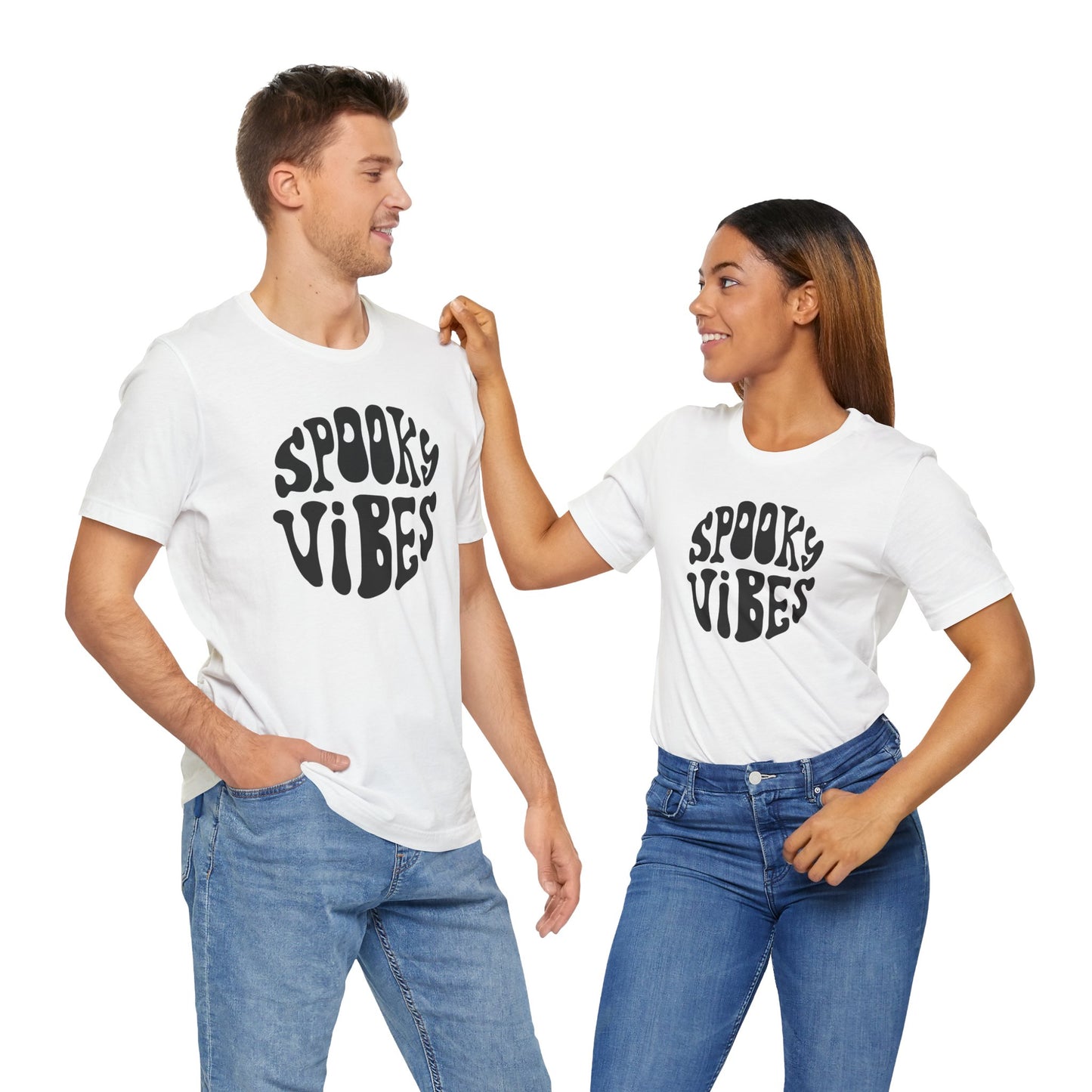 Spooky Vibes Tee - Perfect for Halloween, Casual Wear, Gift, Festival, or Everyday Style