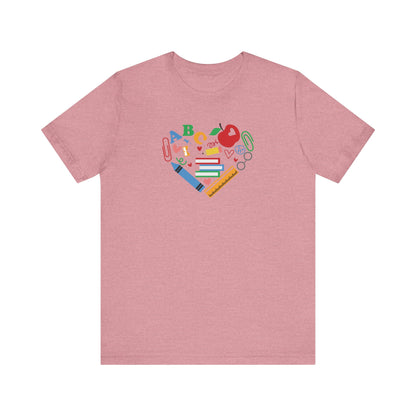 Creative Love Jersey Tee - Perfect for Teachers and Art Lovers