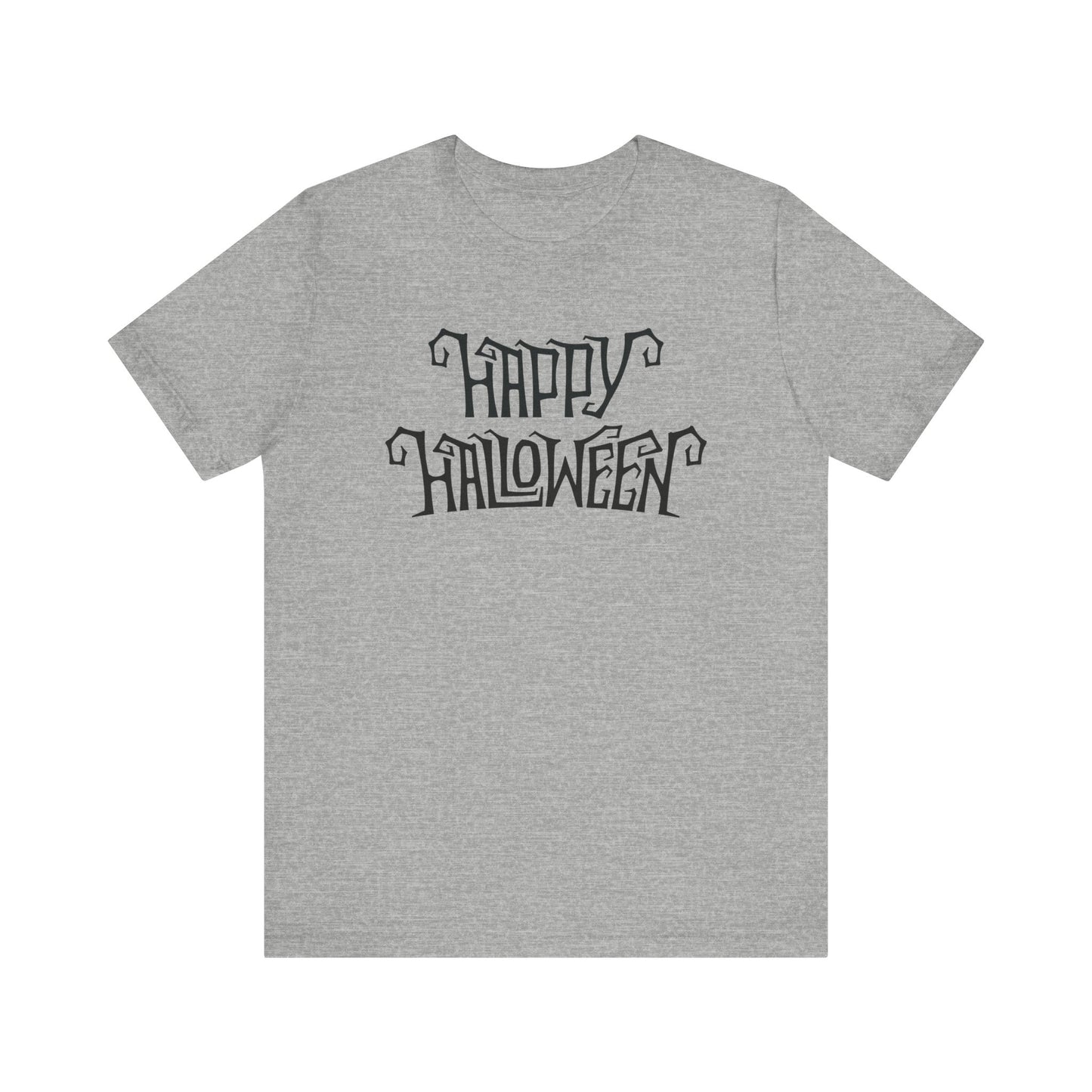 Happy Halloween Tee, Spooky Graphic Shirt, Festive Fall Apparel, Halloween Costume Top, Halloween Party Wear