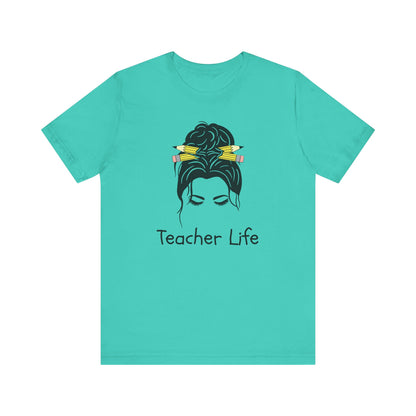 Teacher Life Jersey Tee - Comfortable and Stylish Gift for Educators