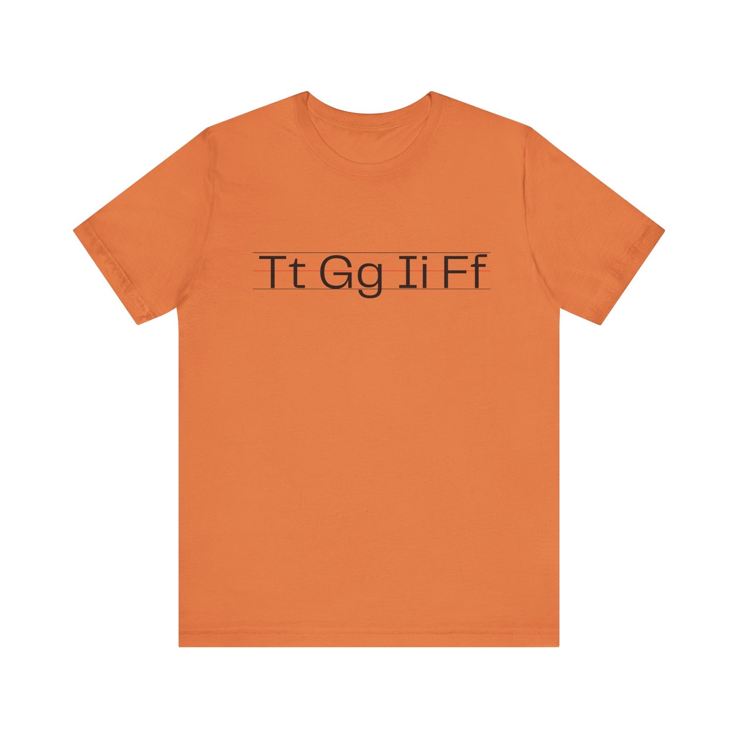 Stylish ABC Typography Unisex Tee | Casual T-Shirt, Lettering Top, Graphic Shirt, Unique Gift for Teachers, Everyday Wear