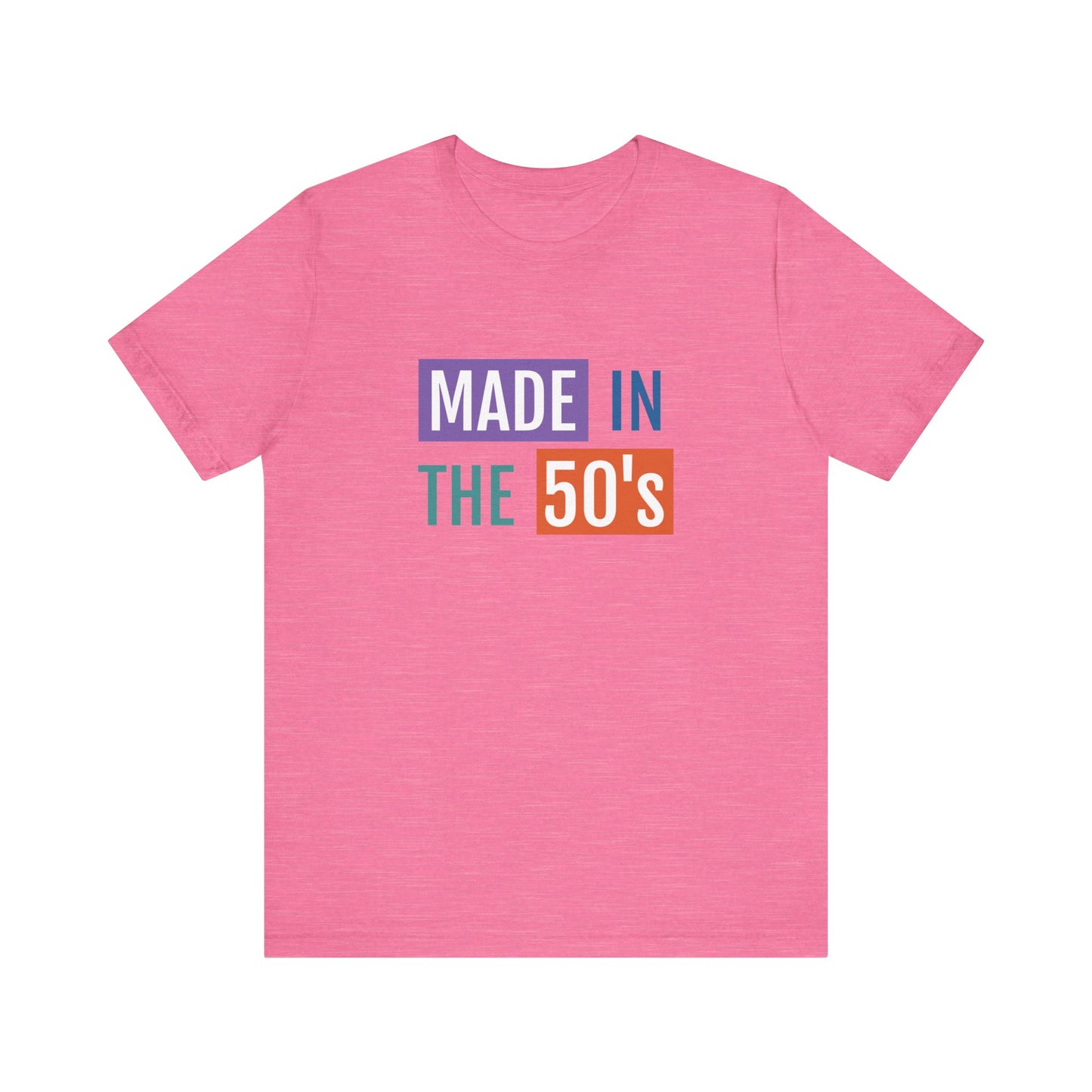Vintage 50's Made Short Sleeve Tee - Retro Unisex Jersey T-Shirt