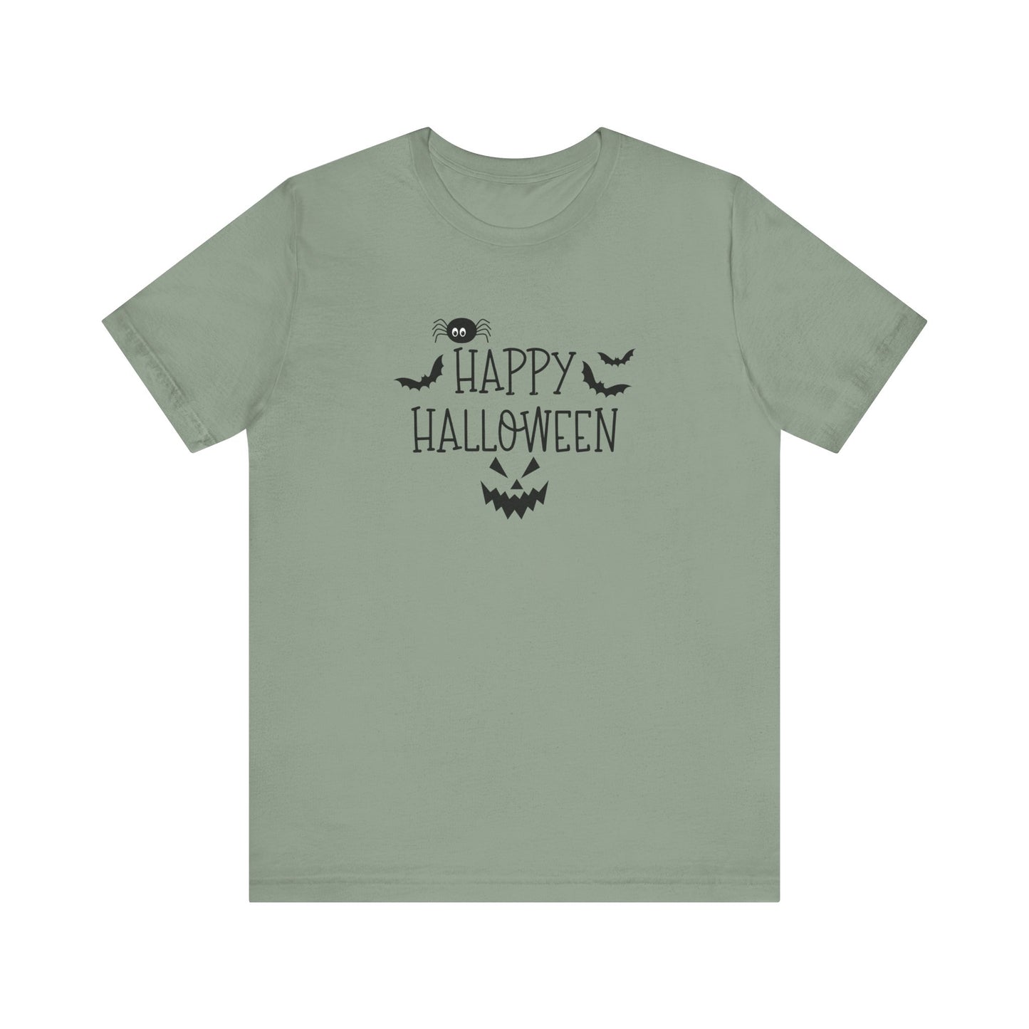 Happy Halloween Tee, Spooky T-Shirt for Fall, Halloween Party Attire, Trick or Treat Shirt, Casual Halloween Outfit