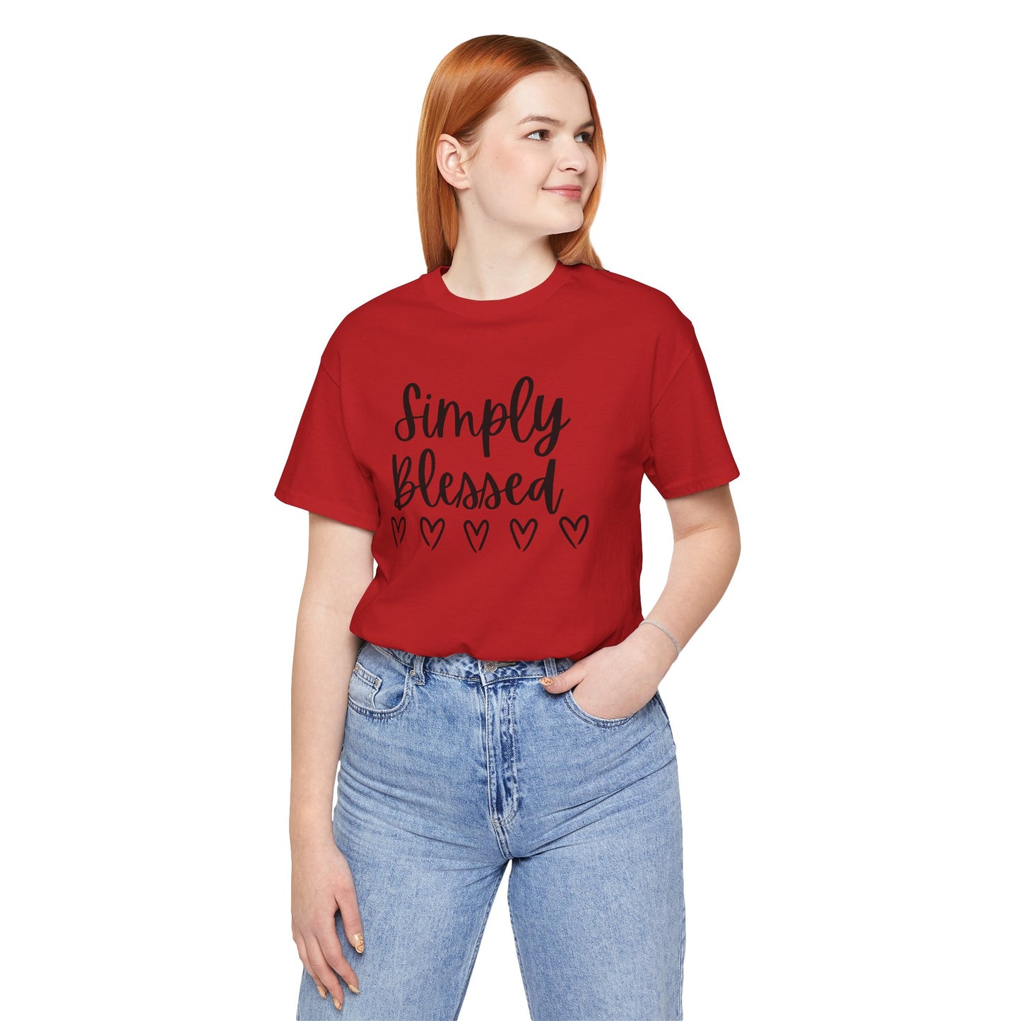 Simply Blessed T-Shirt - Soft Short Sleeve Tee for Everyday Wear