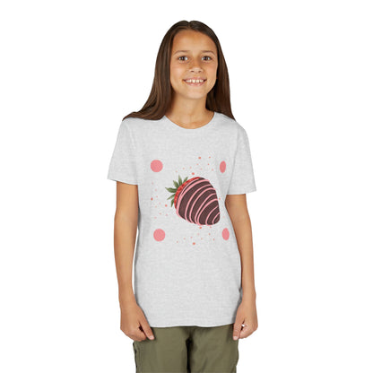 Chocolate Covered Strawberry Youth Tee - Fun & Playful Kid's Shirt for Summer (The Melanie)