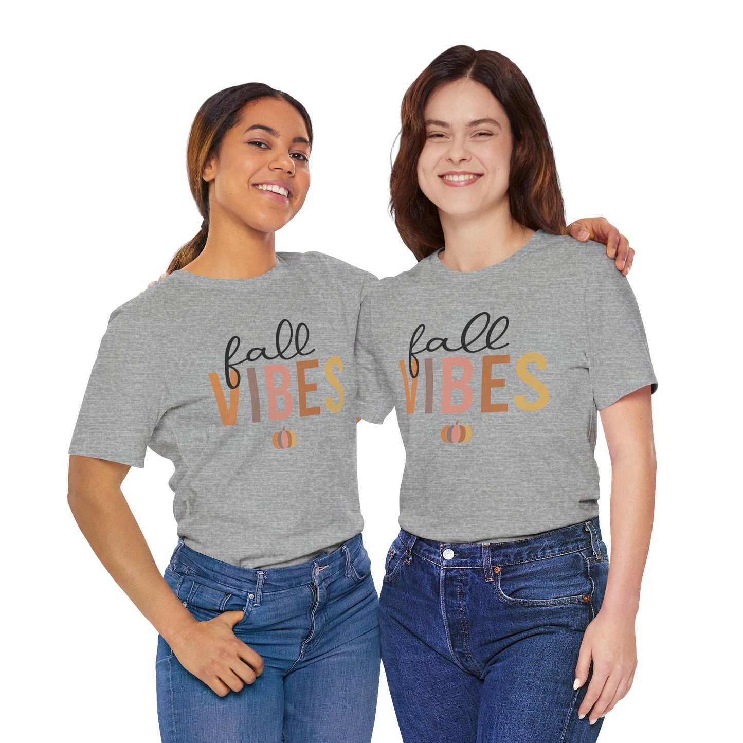 Fall Vibes Tee, Autumn T-Shirt, Seasonal Graphic Tee, Thanksgiving Outfit, Cozy Casual Wear, Pumpkin Spice Shirt