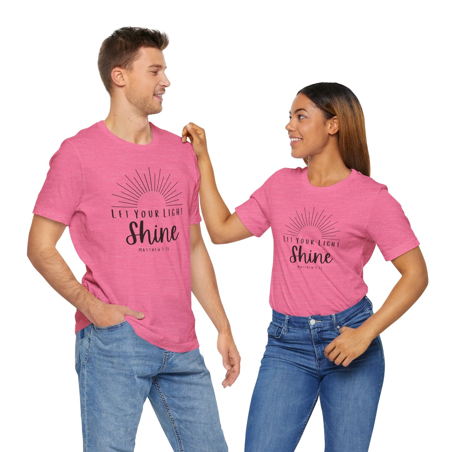 Inspirational Tee - "Let Your Light Shine"