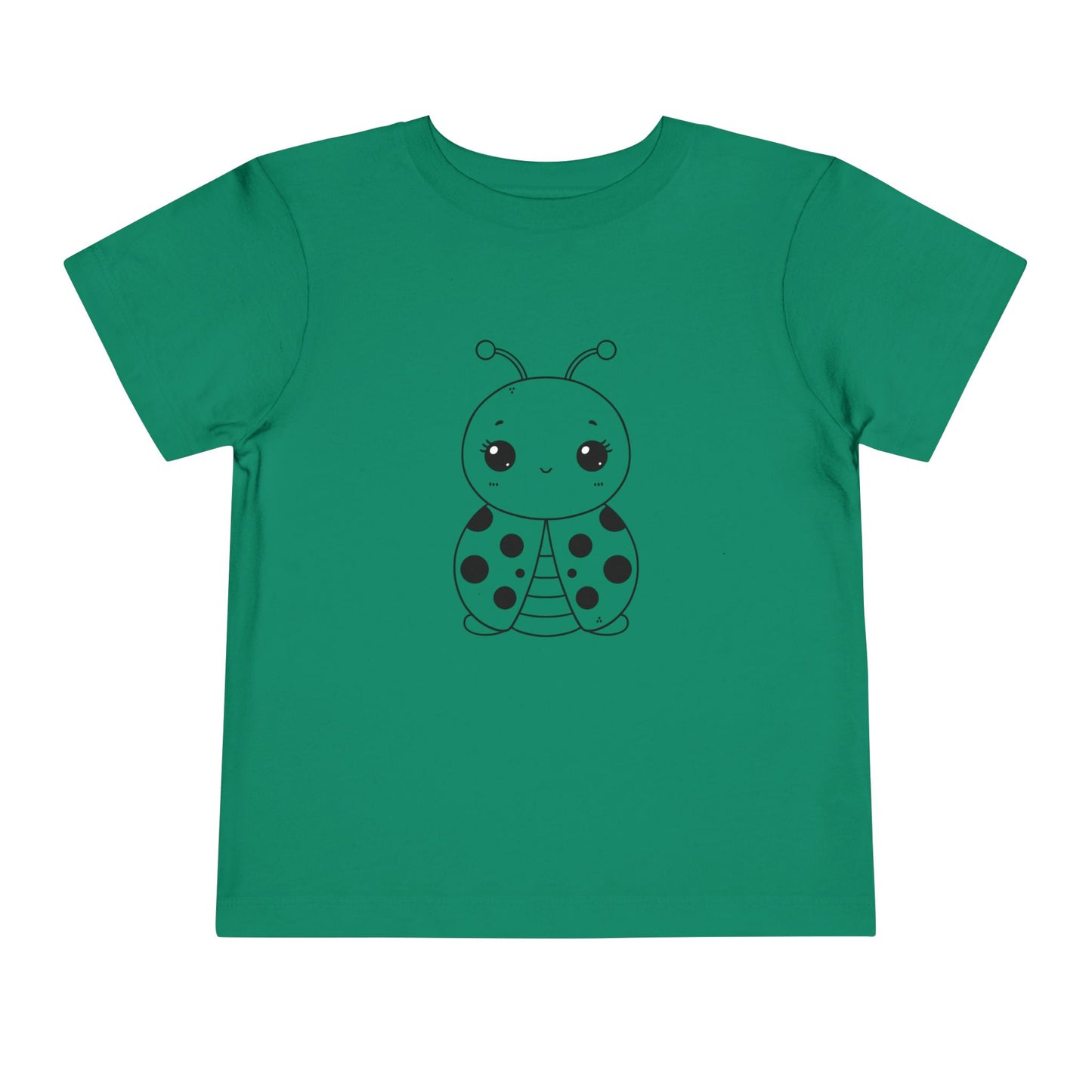Cute Ladybug Toddler Tee - Fun and Playful Short Sleeve Shirt for Kids