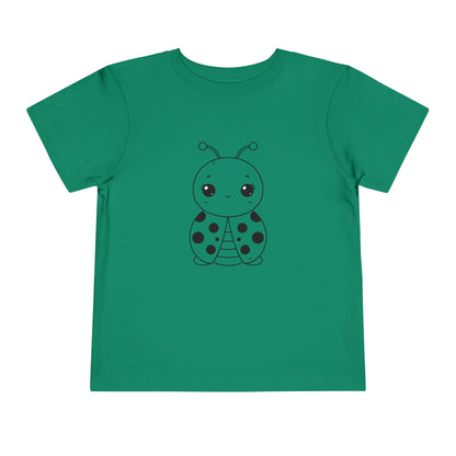 Cute Ladybug Toddler Tee - Fun and Playful Short Sleeve Shirt for Kids