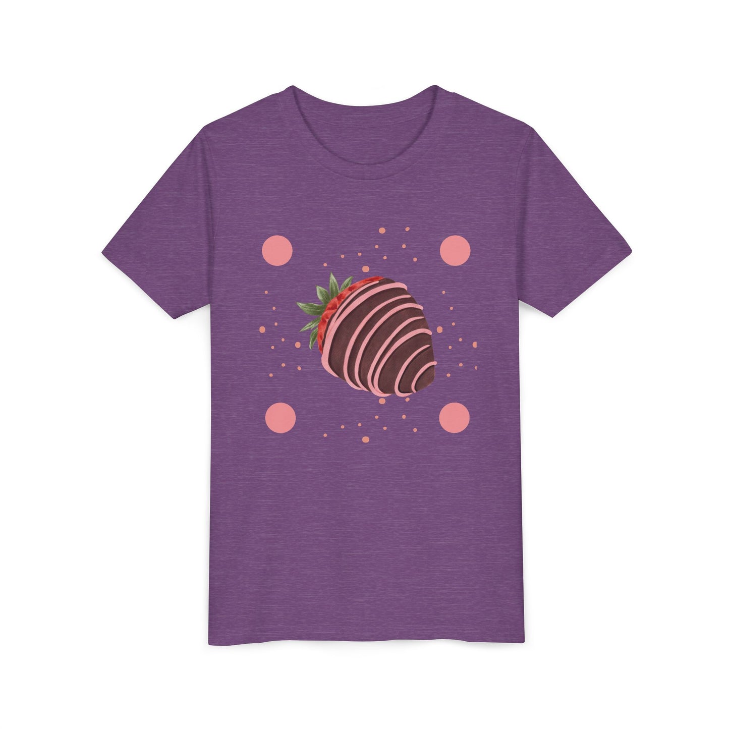 Chocolate Covered Strawberry Youth Tee - Fun & Playful Kid's Shirt for Summer (The Melanie)
