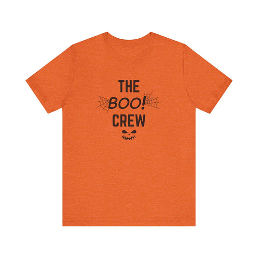 Halloween Tee - The Boo Crew, Perfect for Halloween Parties, Family Gatherings, Costume Events, Spooky Season, Fall Celebrations
