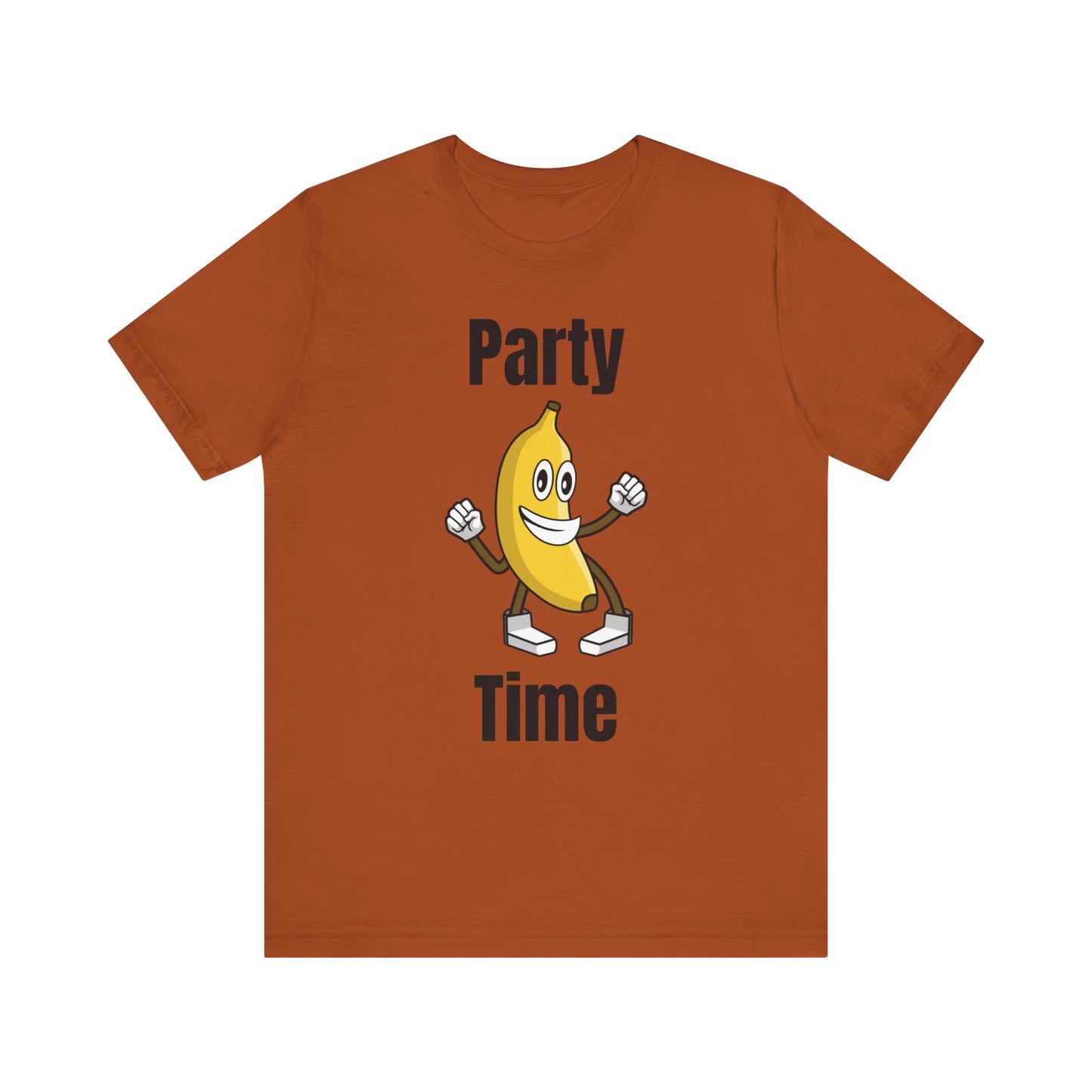 Party Time Banana T-Shirt - Fun Unisex Jersey Tee for Celebrations