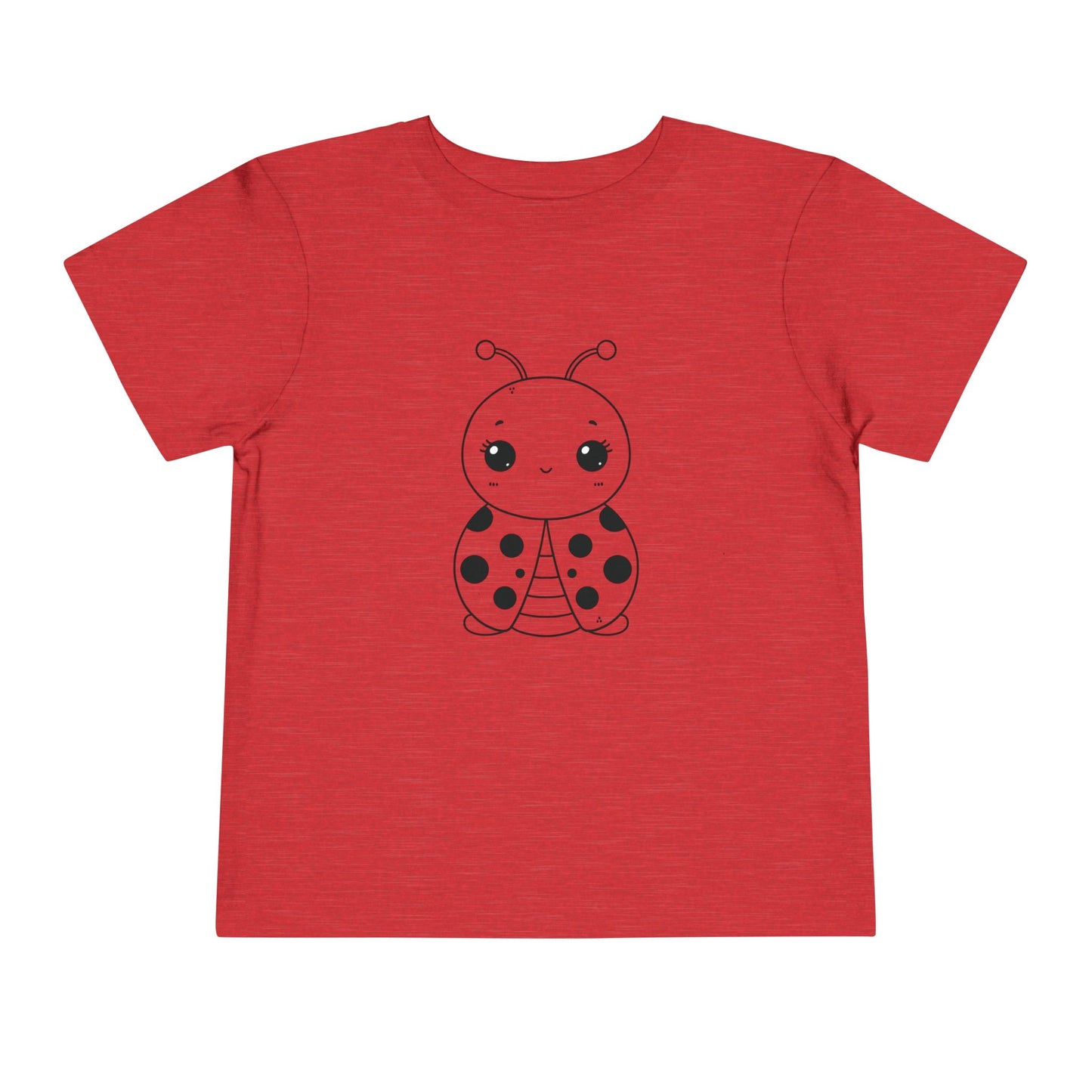 Cute Ladybug Toddler Tee - Fun and Playful Short Sleeve Shirt for Kids