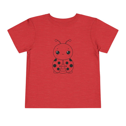 Cute Ladybug Toddler Tee - Fun and Playful Short Sleeve Shirt for Kids