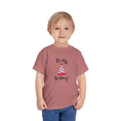 Birthday Party Toddler Tee - "It's My Birthday!"