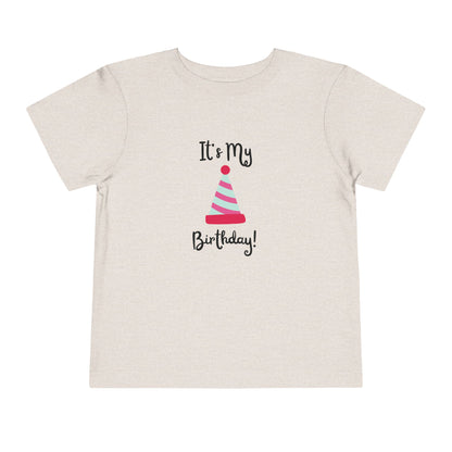 Birthday Party Toddler Tee - "It's My Birthday!"