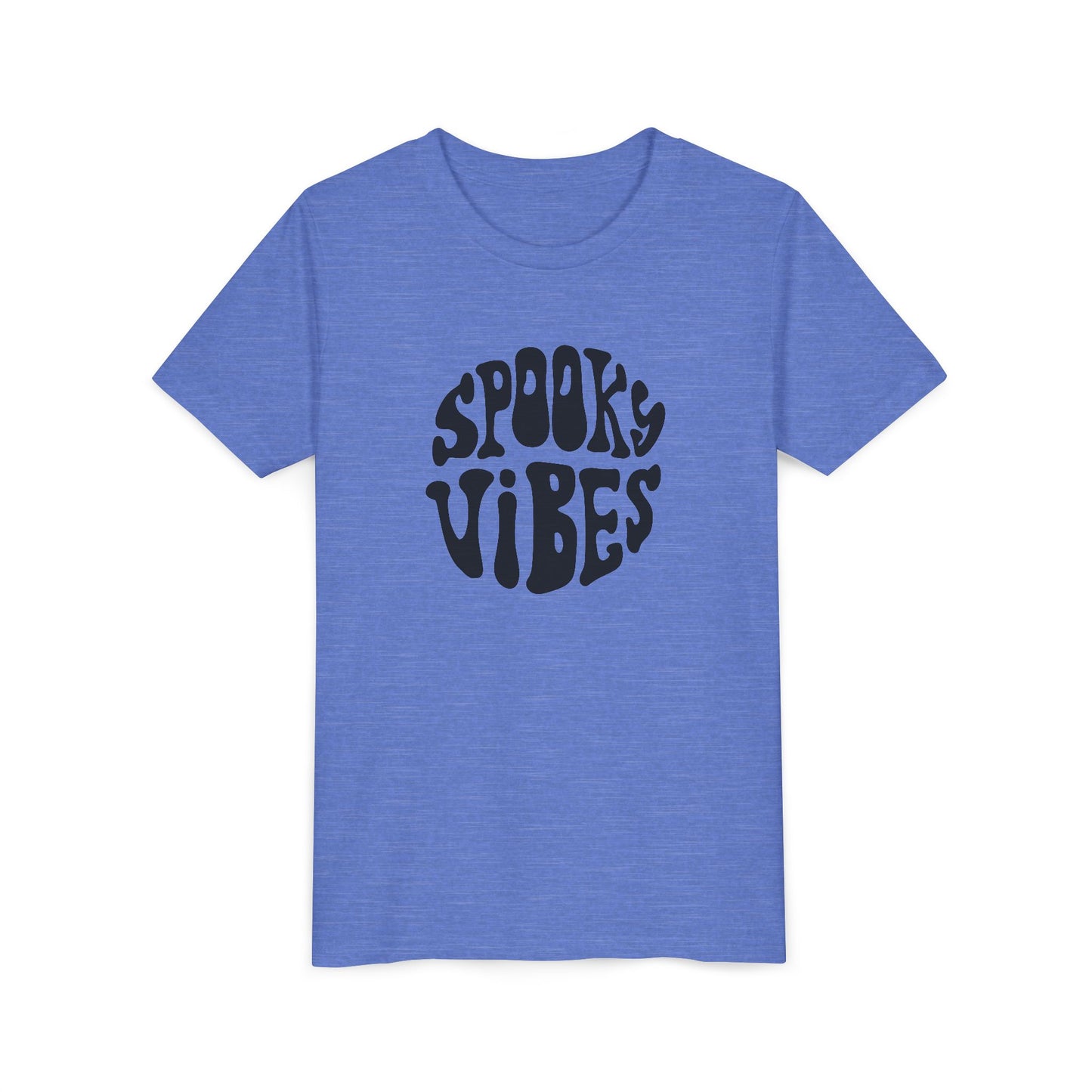 Spooky Vibes Youth Tee, Halloween Shirt, Kids Graphic Tee, Fun Costume Top, Autumn Apparel, Party Wear