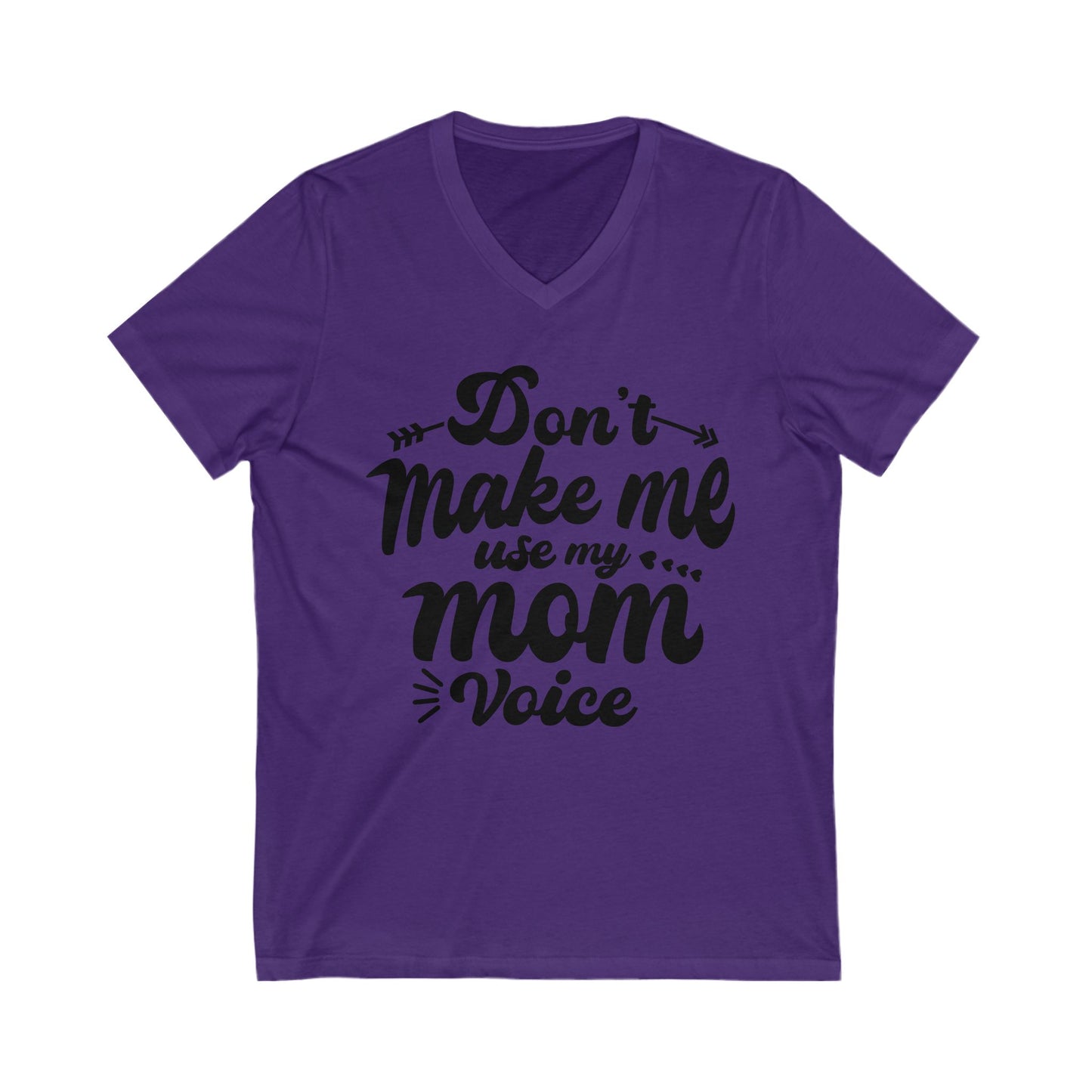 Funny Mom Voice V-Neck Tee - Perfect for Mother's Day & Casual Wear