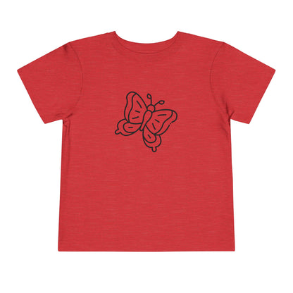 Butterfly Toddler Tee - Cute Kids Short Sleeve Shirt for Playtime and Gifts