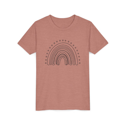 Kids Rainbow Art Short Sleeve Tee - Fun & Colorful Design