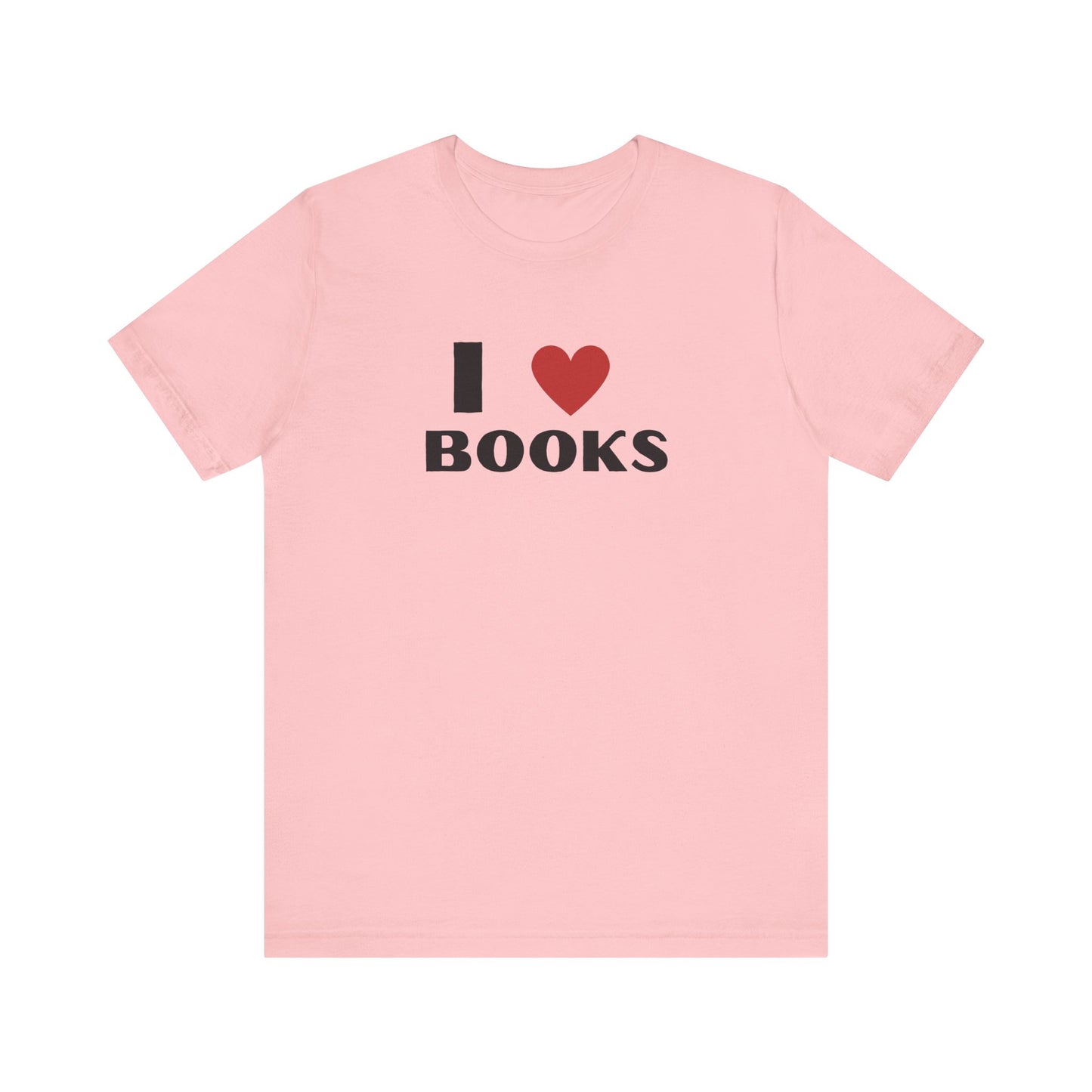 I ❤️ Books Unisex Jersey Tee - Perfect Gift for Book Lovers