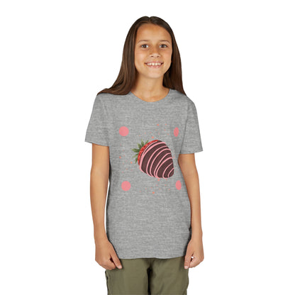 Chocolate Covered Strawberry Youth Tee - Fun & Playful Kid's Shirt for Summer (The Melanie)