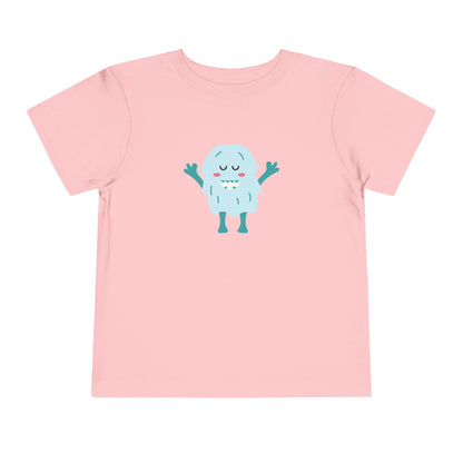 Cute Monster Toddler Short Sleeve Tee - Adorable Playful Shirt for Kids