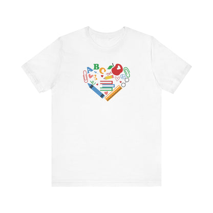 Creative Love Jersey Tee - Perfect for Teachers and Art Lovers
