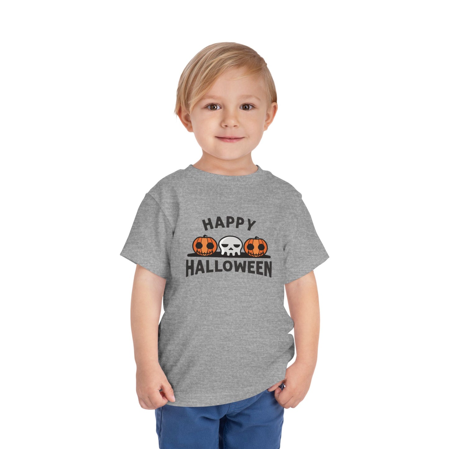 Toddler Halloween Tee, Cute Kids Shirt, Toddler Short Sleeve T-Shirt, Halloween Costume Tee, Spooky Fun Kids Apparel, Holiday Gift for Kids