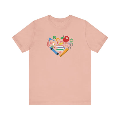 Creative Love Jersey Tee - Perfect for Teachers and Art Lovers