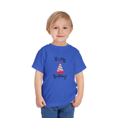 Birthday Party Toddler Tee - "It's My Birthday!"