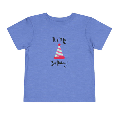 Birthday Party Toddler Tee - "It's My Birthday!"