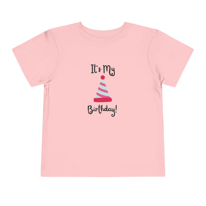 Birthday Party Toddler Tee - "It's My Birthday!"
